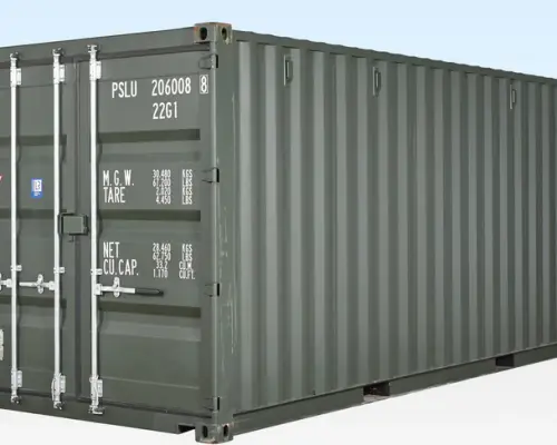 Container da 20 piedi per trasporto (una viaggio) Verde Scuro (RAL 6007) in promozione