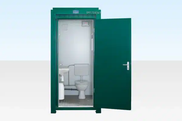 Vaso WC sopra un settore singolo 1,2 m x 1,4 m